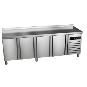 Stół chłodniczy 4-drzwiowy, GN 1/1, 2242 x 700 x 850 mm | ASBER GTP-7-225-40 D