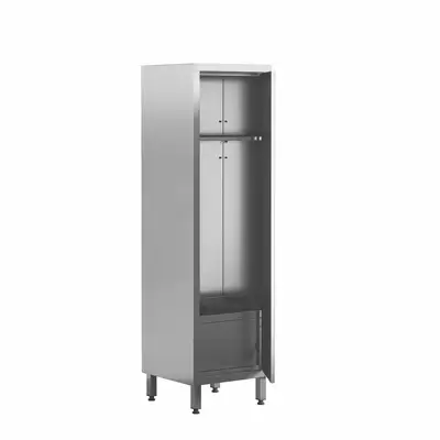 1 drzwiowe szafy porządkowe ze zlewem 500x500x2000 mm | SCS1-55/20 HD