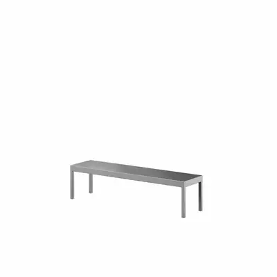 1 poziomowa nadstawka na stół 1500x400x300 mm | TS-154