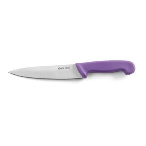 Nóż kucharski HACCP - 180 mm, fioletowy - kod 842676
