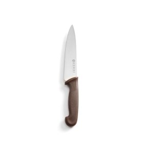 Nóż kucharski HACCP - 180 mm, brązowy 