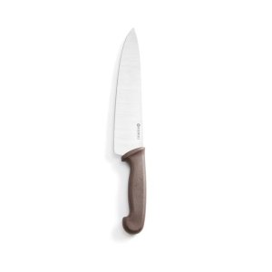 Nóż kucharski HACCP - 240 mm, brązowy 